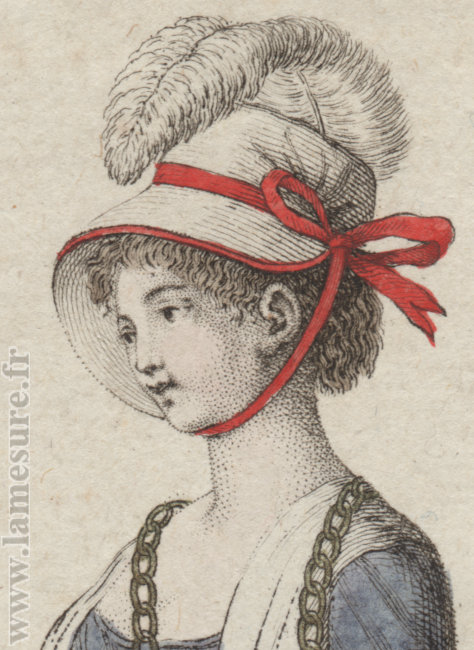 Portrait miniature d’une merveilleuse Directoire